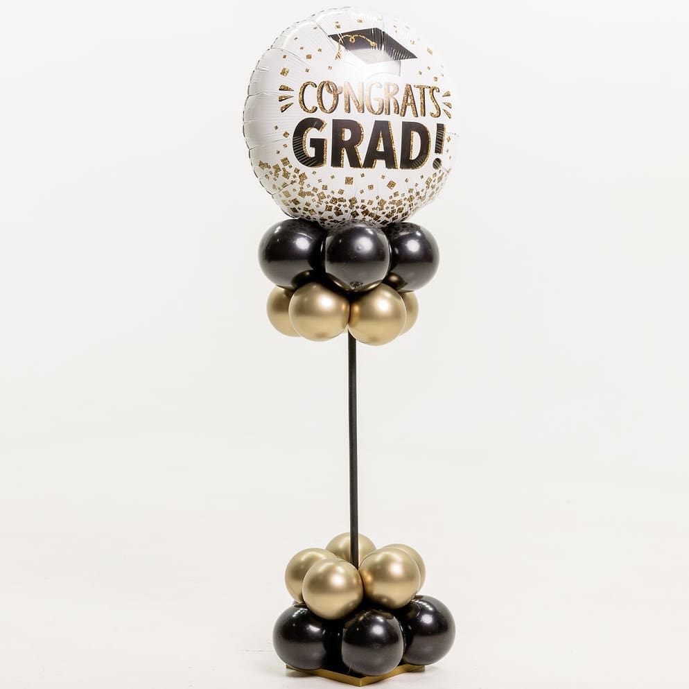 Balloon Centrepiece with Foil Topper (3ft) | Edmonton