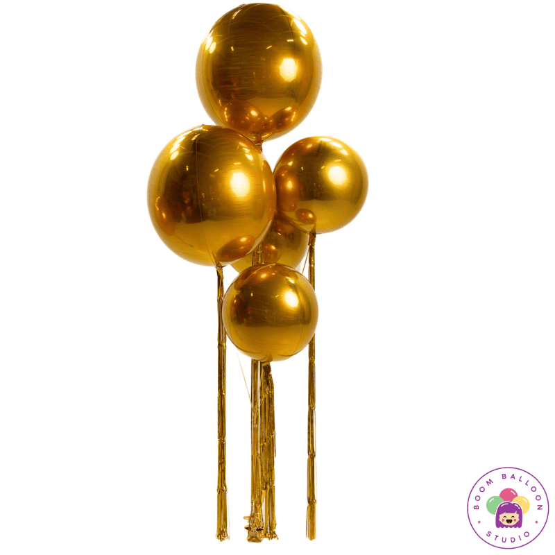 Epic Bunch with Plume | Luxury Helium Orbz Bouquet